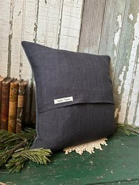 Terrier Silhouette Throw Pillow, Recycled Wool Tweed