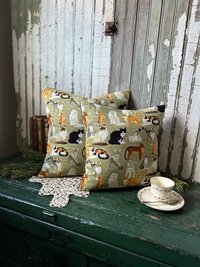 Sage Green Kitty Cat Throw Pillows, Cat Breeds, Fundraiser