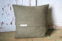 Wool Tweed Patchwork PILLOW COVER - Recycled, Handmade, Sustainable